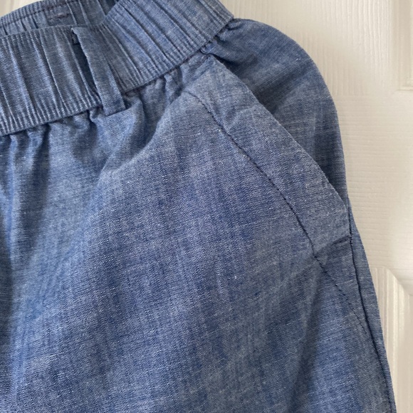 Zara Basic pant Size M 100%Cotton Side pockets elastic waist. - Picture 2 of 8